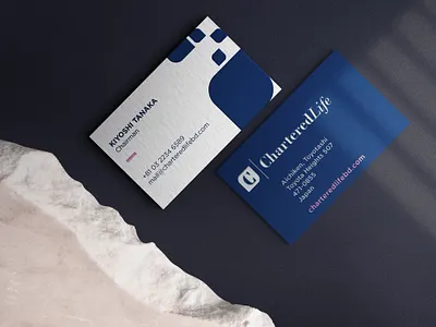 Chartered Life | Business Card brand elements brand identity brand identity design brand mockup branding branding design brandmark business card design company logo custom logo design graphic design logo logo design logo designer logofolio logotype modern logo monogram typography visual identity