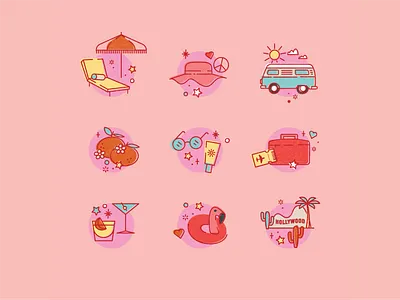 Always California dreamin' cactus california flamingo hat hollywood love palm tree peace retro sun sunglasses van