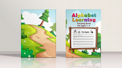 Alphabet Learning Tracing Book 3d branding graphic design