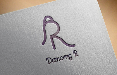 Dancing R branding design graphic design illustration logo