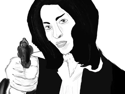 Concept character art for a noir story. art illustration ipad procreate
