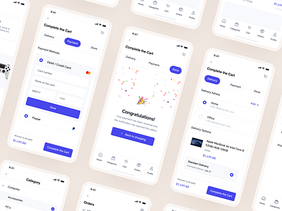 Cervo ✦ E-commerce App UI Kit app clean digital goods digital product e commerce app ui kit fashion figma mobile mobile app mobile app ui kit modern pixel perfect store ui kit