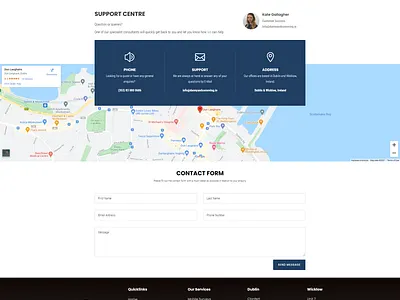 Contact us page design branding contact us contact us page design divi elementor elementor pro illustration logo ui ui ux web design wordpress website design