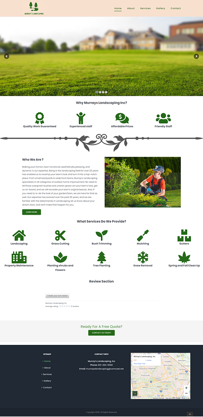 Snippet of wordpress landing page branding design divi elementor elementor pro ui ui ux web design