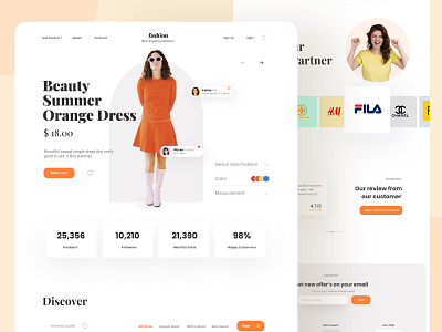 Exploration - E-Commerce Fashion Website app clothes design ecommerce exploration fashion olshop online onlinestore ui uidesign uiux userinterface web webdesign website