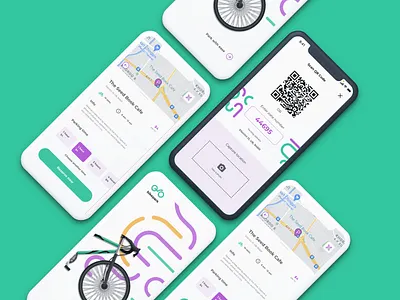 bikepark App - Bike Parking UI bicycle bike design parking ui