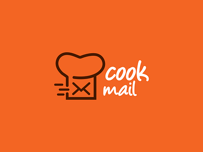 Cook mail brand identity brand identity design branding combined logo cook logo food coock food delivery food delivery logo food icon food logo logo logo mark logodesign logotype minimalism modern