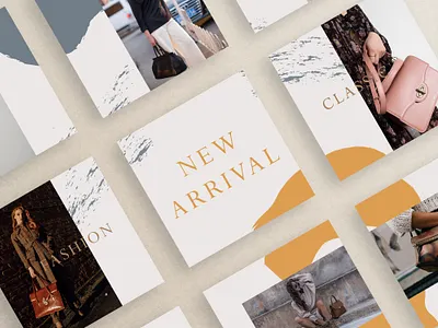 Fashion Instagram post adobe illustrator branding graphic design layout social media post typography
