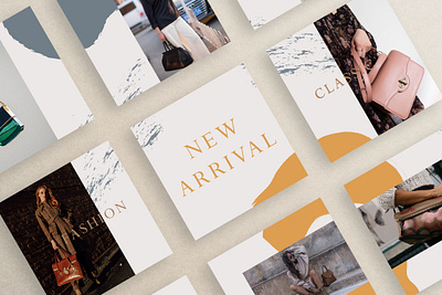 Fashion Instagram post adobe illustrator branding graphic design layout social media post typography