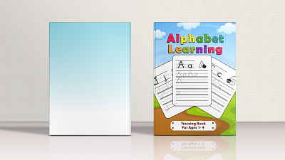 Alphabet Learning Tracing Book For Kids 3d branding graphic design ui