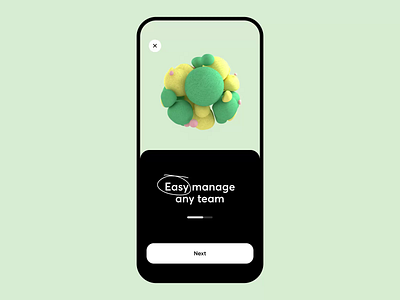 Onboarding Animation 3d abstract animation app cuberto gif graphic design interaction interface ios loader minimal motion graphics onboarding team management typography ui walkthrough