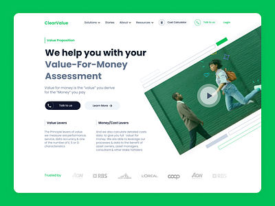 Fintech | Landing Page concept corporate financial fintech fintech branding hero sections landing landing page mature money ui web website design