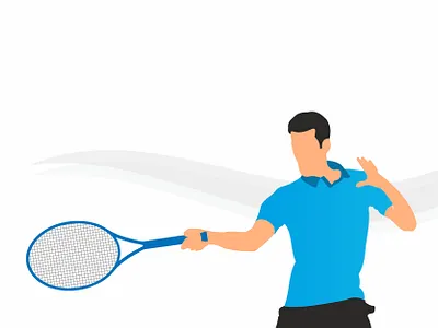 Tennis Player Vector Image graphic design tennis player vector image