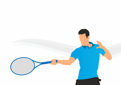 Tennis Player Vector Image graphic design tennis player vector image