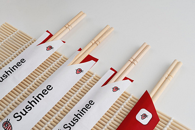 Mockup design for sushinee brand identity brand identity branding graphic design mockup mockup brand mockup design