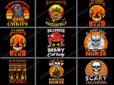 Halloween T-Shirt Design 3d animation branding cat t shirt design graphic design halloween halloween svg halloween tshirt illustration logo motion graphics svg t shirt tshirt tshirt design ui vector