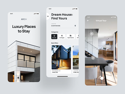 Elite Apartments Rental App Design apartment apartment design app app design booking concept design elite apartment house house rent interface mobile mobile app rent rent app rental rental app rentals ui visual design ux