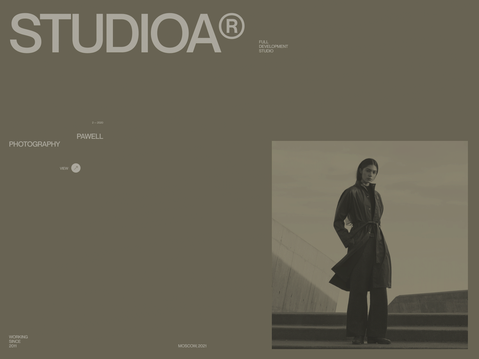 STUDIOA® #4 clean design desktop minimal tablet ui web