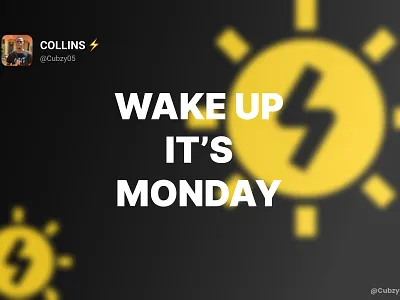 Monday graphic design monday poster