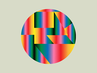 𝓡𝓪𝓲𝓷𝓫𝓸𝔀 🌈 branding geometric gradients graphic design illustration illustrator logo rainbow roccano