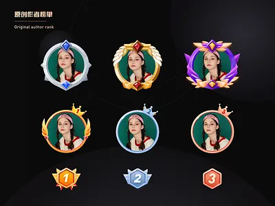 Original author rank app color design icon ui