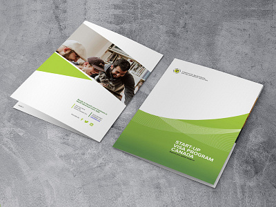 Brochure Design For Toronto Business Development Center a4 broucher a4 leaflet banner design branding broucher design graphic design print printing media typography