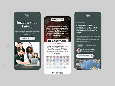 Webflow Mobile Web Design arabic cms concept development design egypt franchise investment kaii lab mobile mobile web design portfolio real estate responsive tayf ui ux web web design webdesign webflow