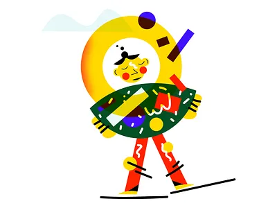 Pleasure adobe art colors drawing dribbble figure girl illustration illustration art love pleasure