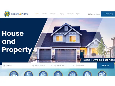 The Swapping - Classified Industry branding design graphic design logo ui wordpress