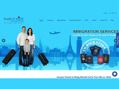 Worldwide Education Services - Education Industry branding brochure design flyer design graphic design logo wordpress