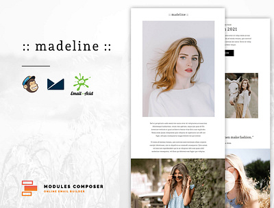 Madeline - E-Commerce Responsive Email for Fashion & Accessories emailbuilder