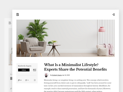Daily UI Design Challenge | Day 33 | Blog Post adobexd appdesign branding clean daily ui design figma graphic design illustration landingpage webdesign uiux logo minimal design minimalism sophisticated ui uiux ux