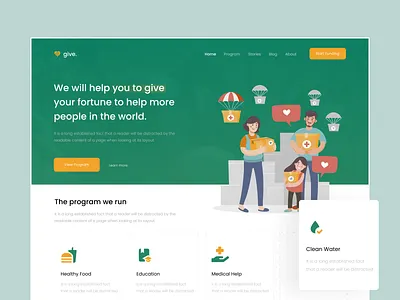 Charity Web app appmobile design mobile ui uiux ux