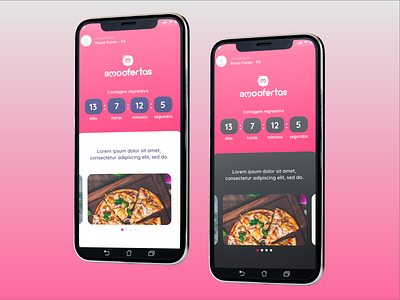 Countdown - Contagem regressiva app delivery app design mobile ui ux