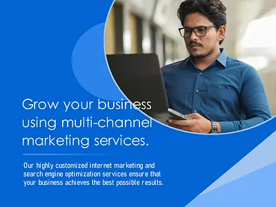 Multi-channel Marketing Services analytics branding design digitalmarketing site design social media design ui ux