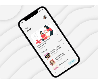App blog design artist beauty beauty artist beauty salon design illustration modern salon ui ui ux ui design uidesign uiux ux
