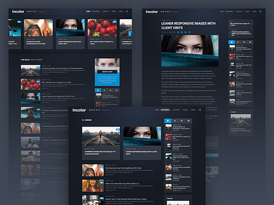 Incolor WordPress Theme blog design free magazine responsive wordpress wordpress theme
