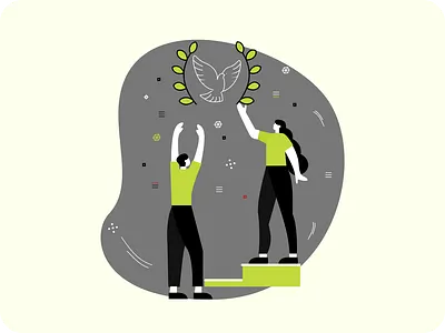 Men Women Supporting Peace, justice Illustration branding character design figmadesign illustration ui vector illustration