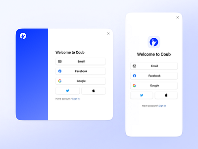 Sign Up adaptive clean desktop log in mobile registration sign in sign up ui ux