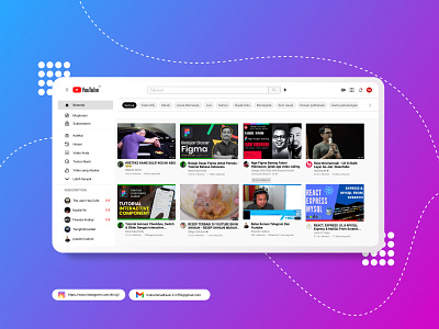 JIPLAK! YOUTUBE design figmadesign ui ui design web