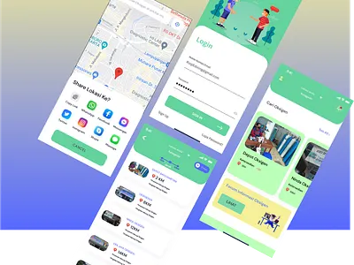 Oxygen Searcher App For Yogyakarta Region app branding design graphic design oxygen ui ux yogyakarta