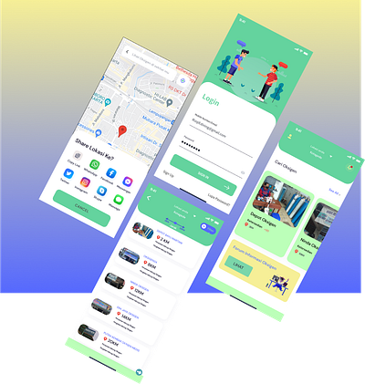 Oxygen Searcher App For Yogyakarta Region app branding design graphic design oxygen ui ux yogyakarta