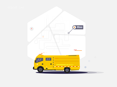 救援车_0823 branding design graphic design ui 插图