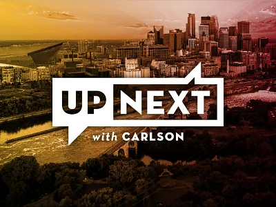 Up Next branding conversation dialogue education event event series graphic design icon lockup logo speech bubbles text lockup up next