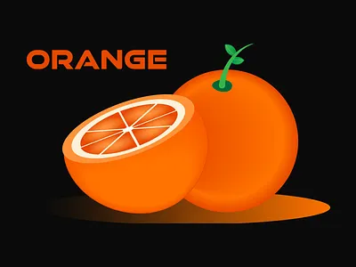 ORANGE 3d adobeillustrator graphic design illustrations orange