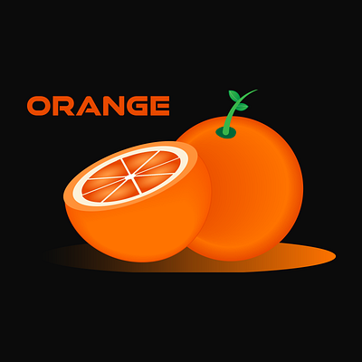 ORANGE 3d adobeillustrator graphic design illustrations orange