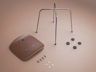 Eames Stool 3dmodeling cgi charleray concepto design diseñoindustrial eames furniture furnituredesign industrialdesign keyshot plywood productdesign productvisualization rendering stool stooldesign