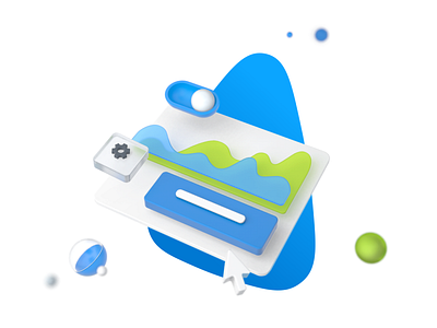 Illustrations for Consta 3d c4d illustration themes