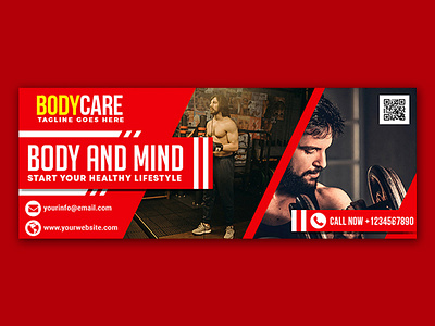 Gym Fitness Facebook Cover Photo Design banner banner ads branding design facebook cover fb cover fitness facebook cover fitness fb cover graphic design gym facebook cover photo gym fb cover ig banner instagram banner social media banner web ads