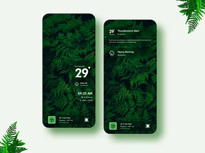 Weather App Concept 3d animation app app ui branding design graphic design illustration logo minimal mobile app mobile ui motion graphics ui ui design uidesign uiux